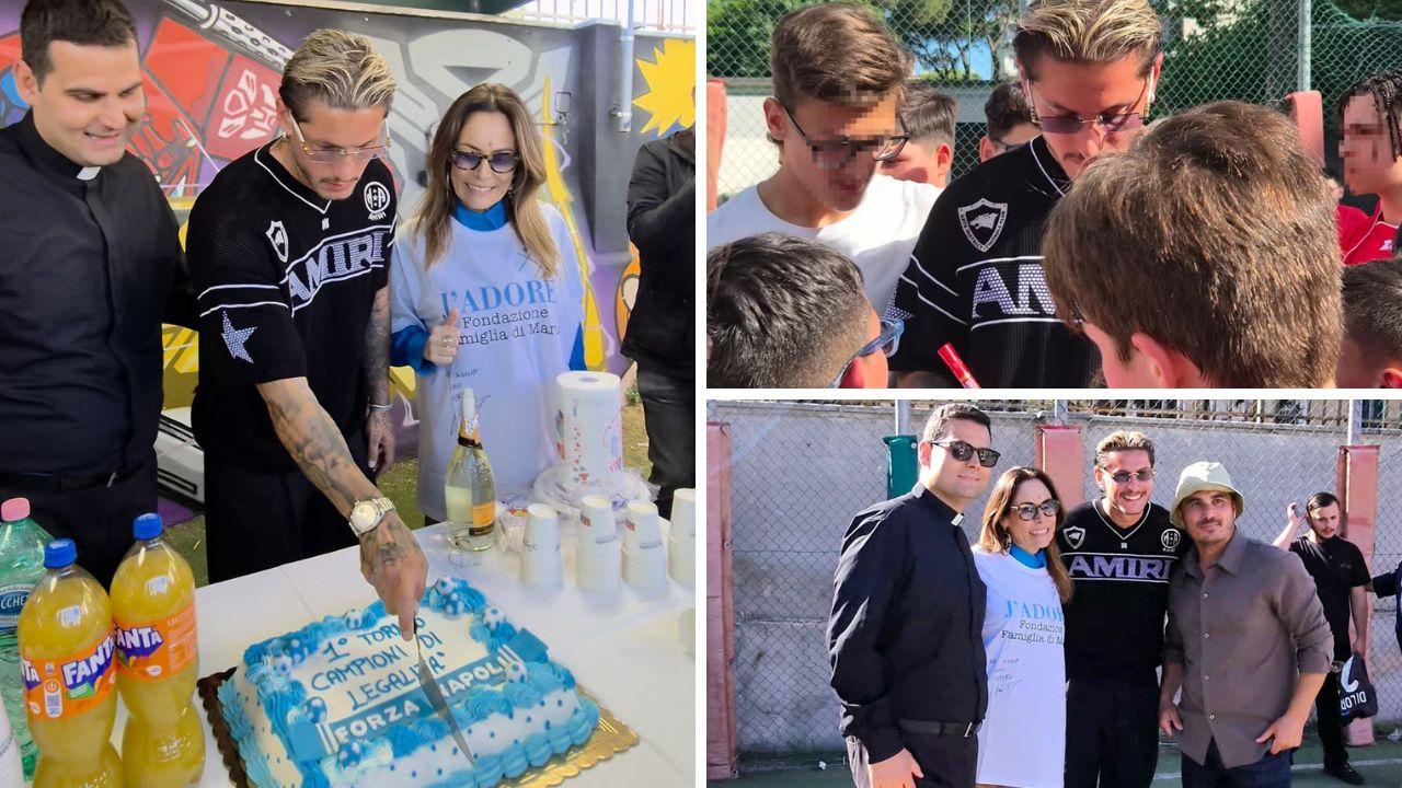 Pasquale Mazzocchi cuore d'oro: l'azzurro ha fatto tappa al torneo <i>Campioni di Legalit&agrave;</i> | FOTO