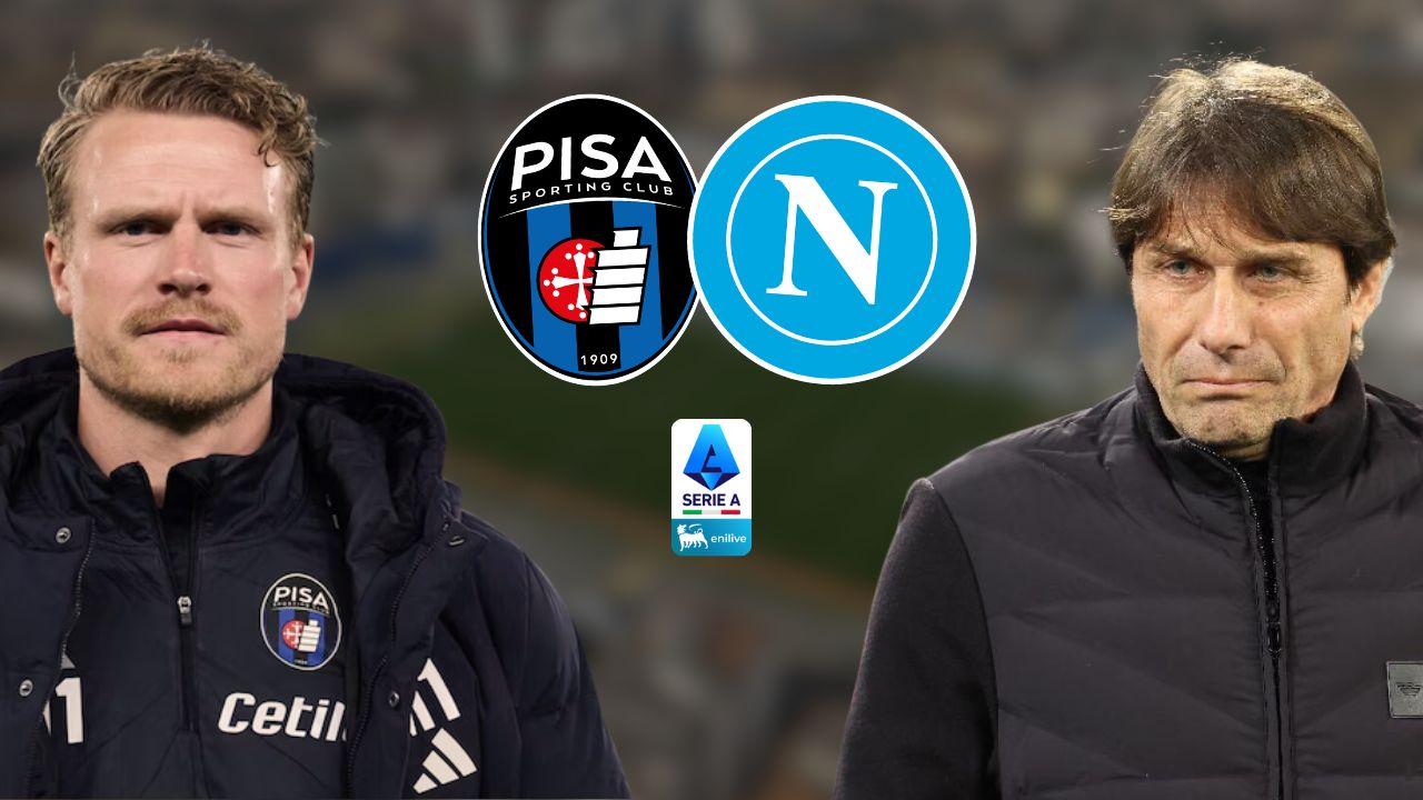 Probabili formazioni Pisa-Napoli, Conte prepara i cambi: ci sono due novit&agrave; e un ritorno attesissimo