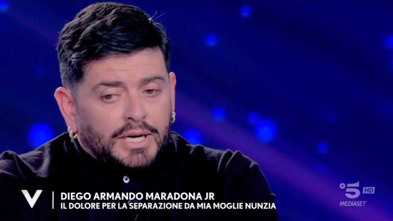 Maradona Jr e il tradimento della moglie: "Ho le prove, non accetto una cosa"