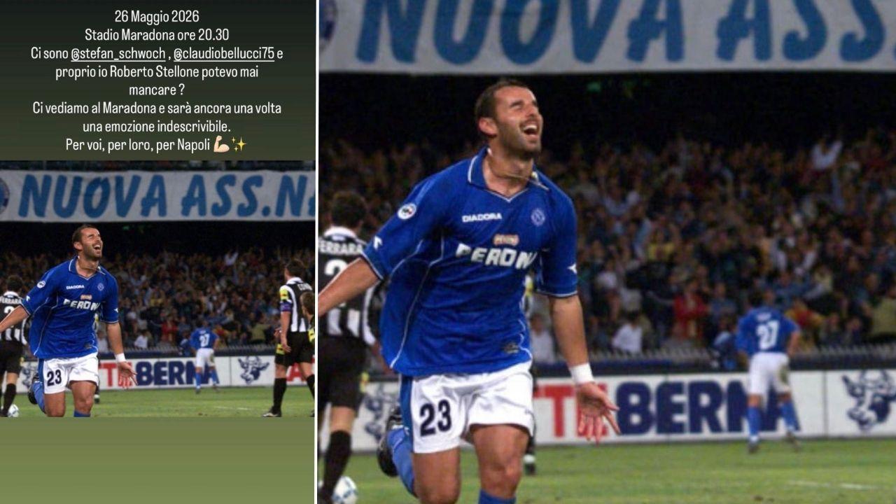 "Potevo mai mancare io?", altro annuncio per l'amichevole Napoli Legends | FOTO