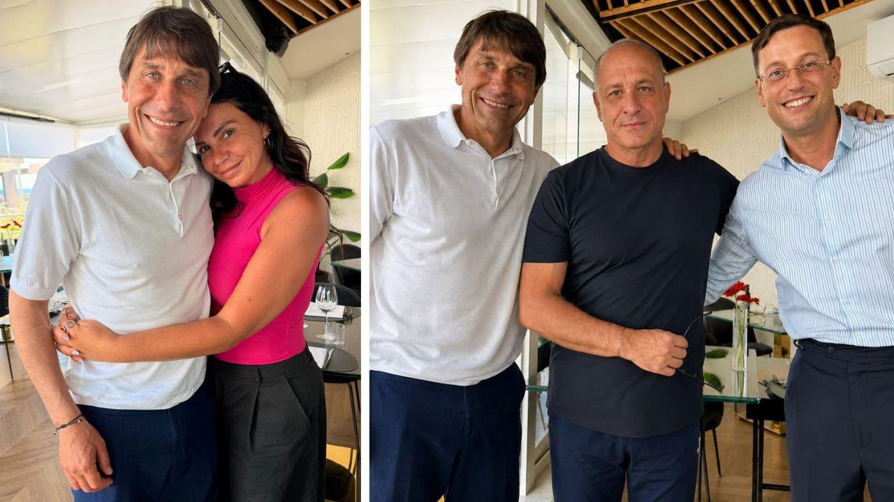 "Ant&ograve;, pensaci bene! Non possiamo salutarci cos&igrave;": Conte e il bel gesto coi tifosi oggi a pranzo | FOTO