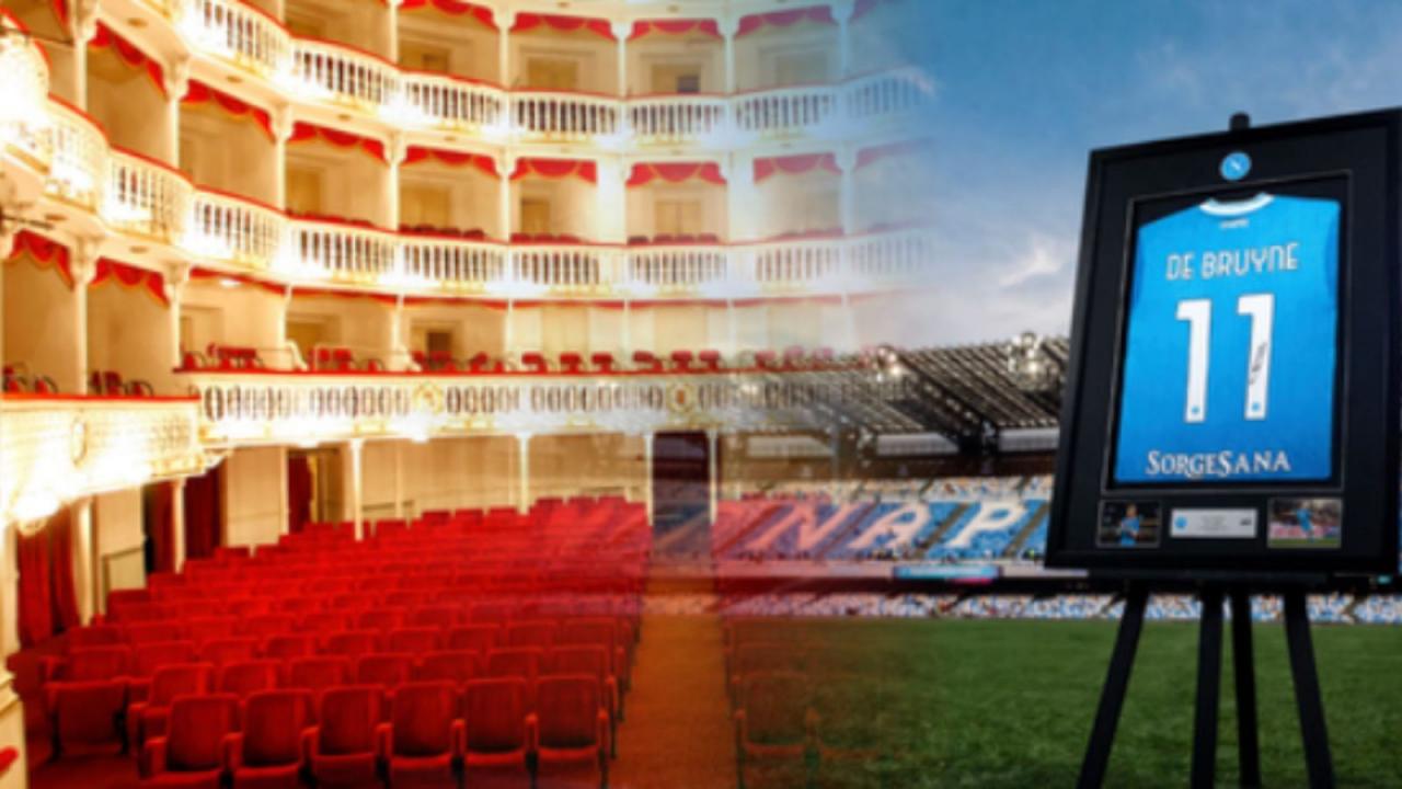 SSC Napoli per il Teatro Sannazaro: all'asta 50 maglie autografate di Kevin De Bruyne