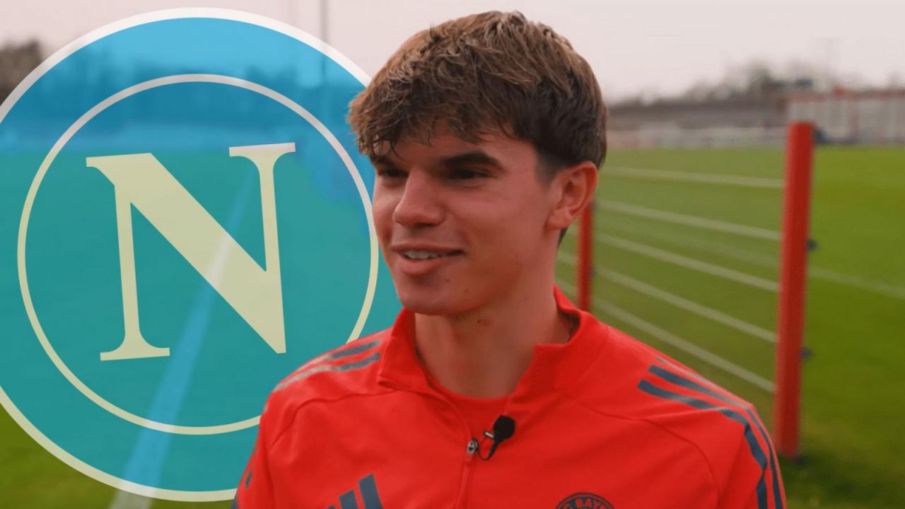 Sky - Duello tra Fiorentina e Napoli per il talento Della Rovere del Bayern