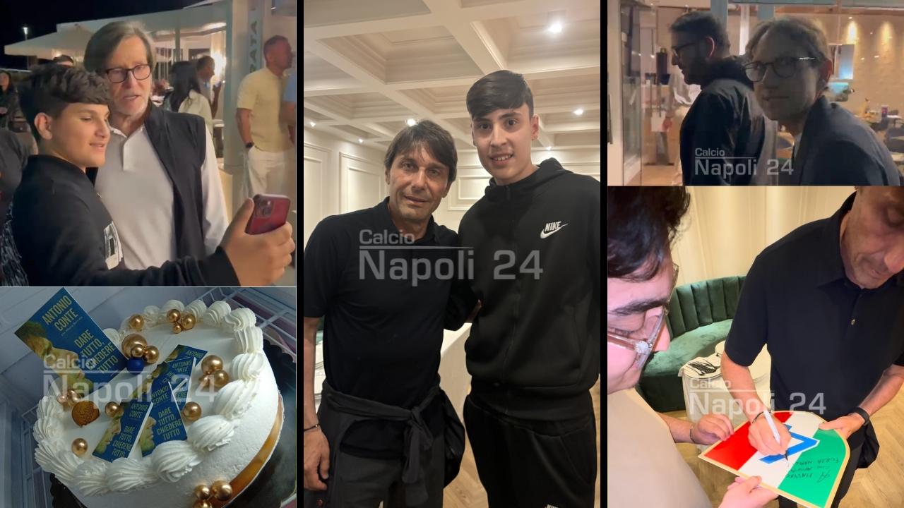 Conte porta lo staff a cena, è l'ultima sera prima del ritiro per Napoli-Udinese | VIDEO ESCLUSIVO