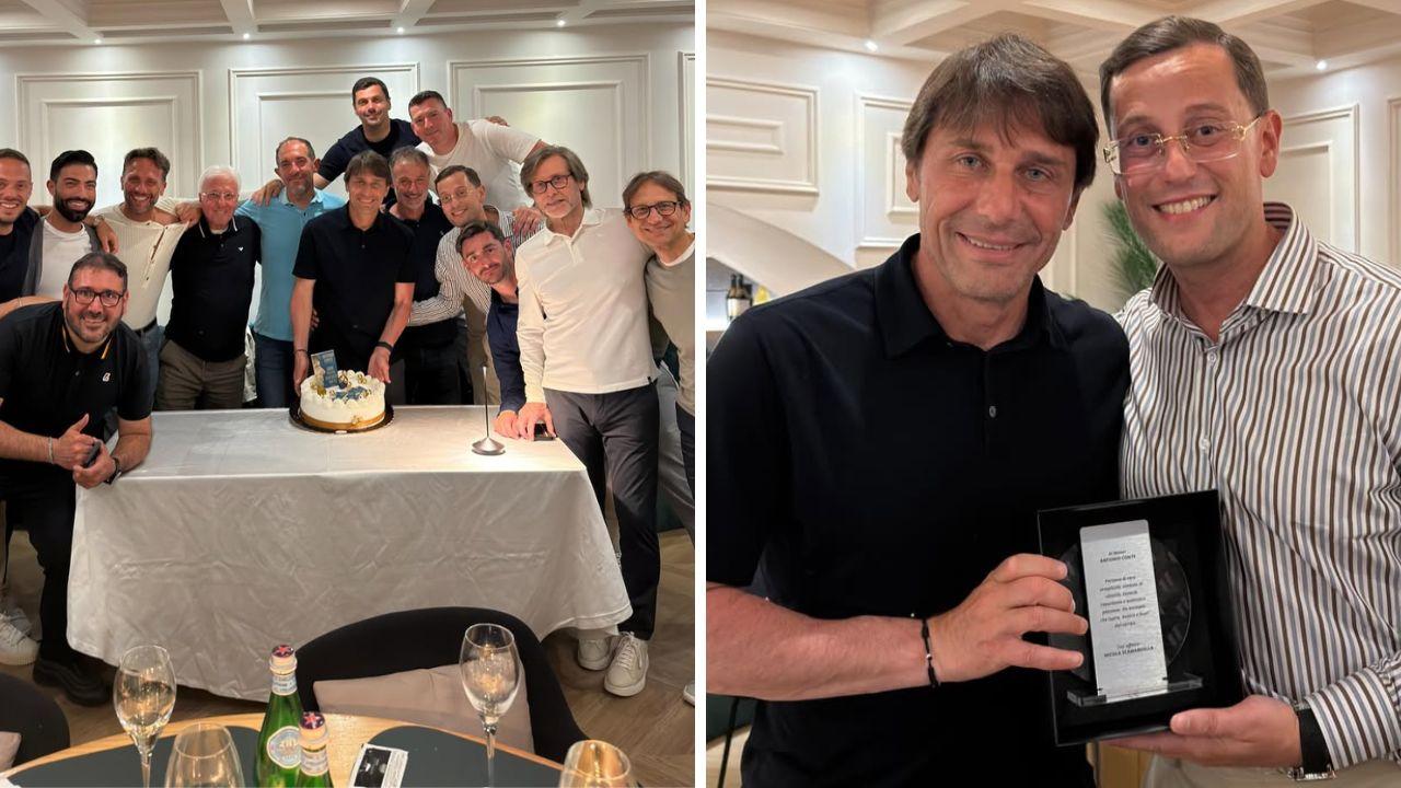 L'ultima cena di Conte a Napoli: ieri ha portato tutto lo staff a Pozzuoli | FOTO
