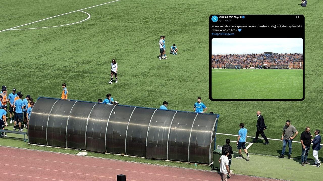 UFFICIALE - Il Napoli retrocede in Primavera 2! Azzurri in lacrime in campo: la reazione della SSC Napoli