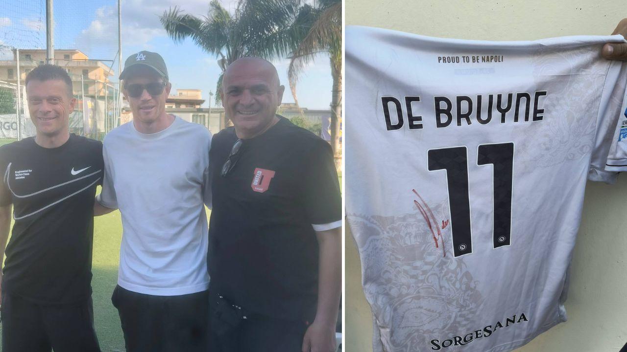 De Bruyne ad Angri alla vigilia di Napoli-Udinese: ecco dov'è stato con suo figlio | FOTO