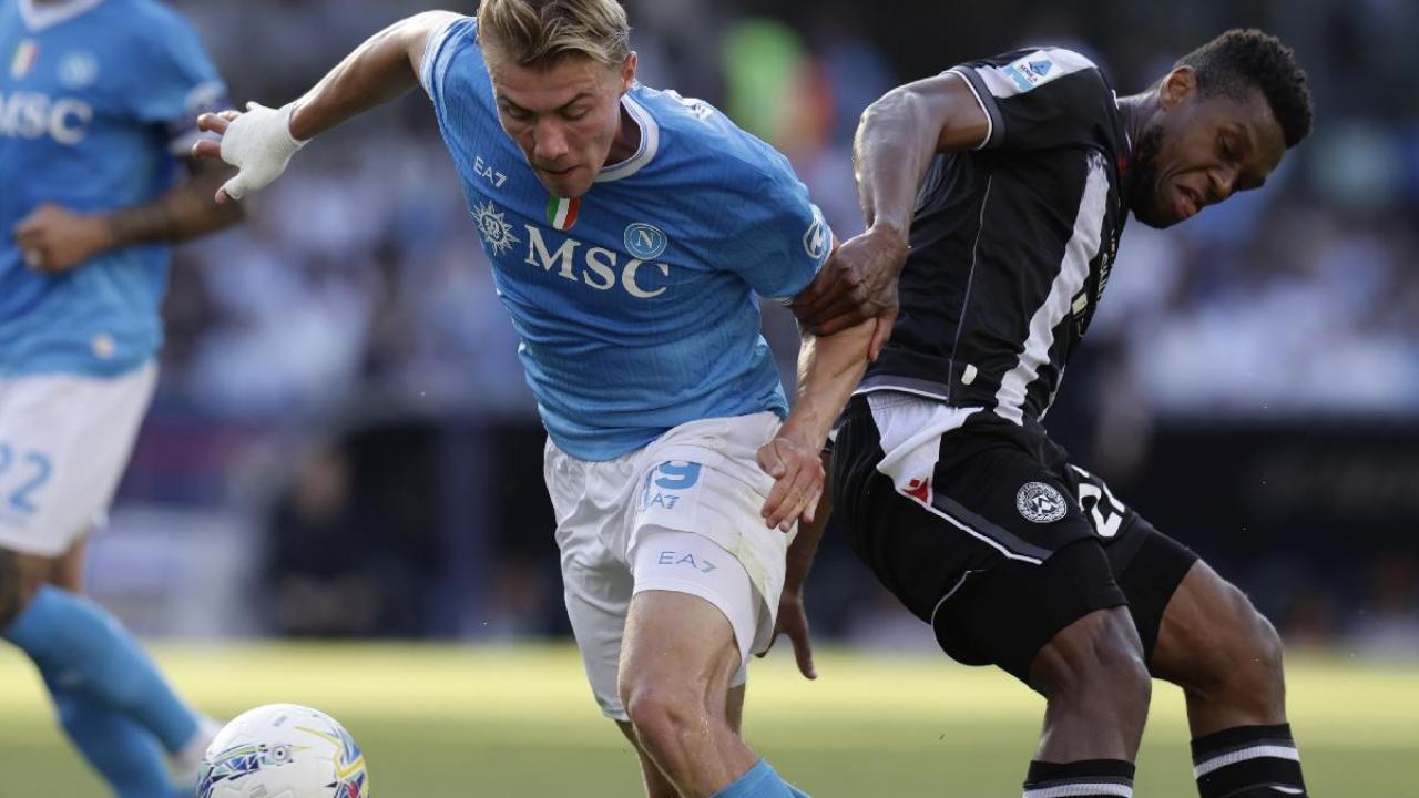 Hojlund MVP di Napoli-Udinese: prestazione di qualità, gol e sostanza
