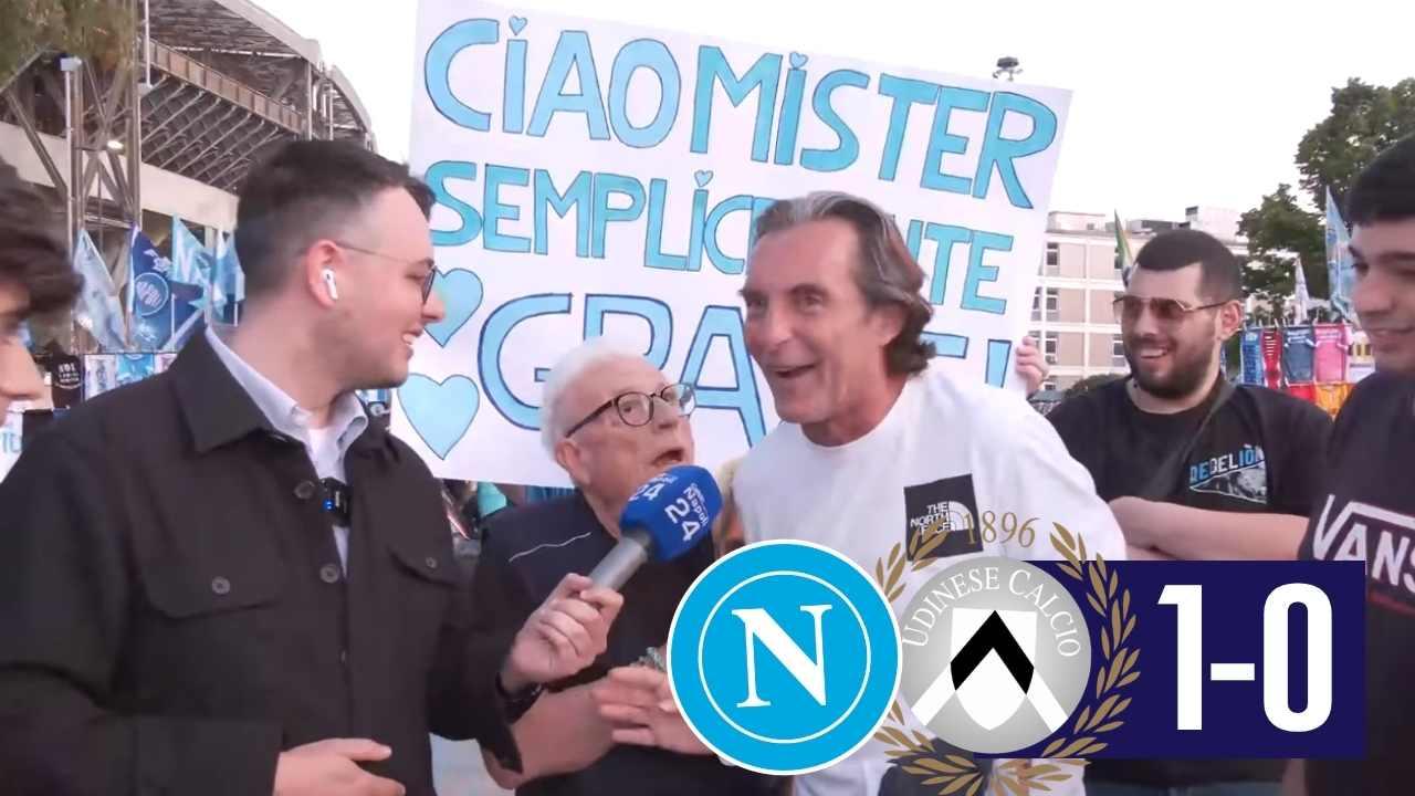 Napoli al secondo posto, Conte se ne va! Ecco la reazione dei tifosi allo stadio | VIDEO