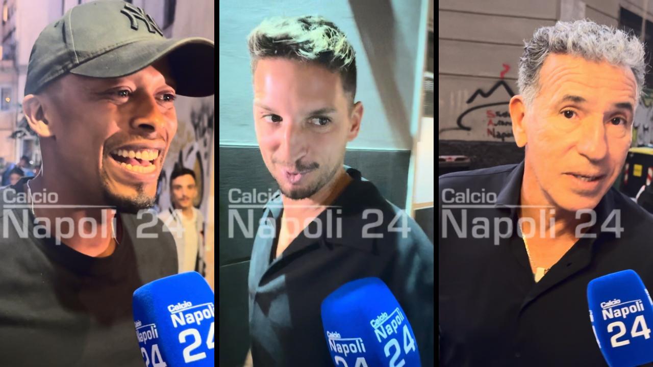 Cena amichevole Napoli Legends: emozione Careca, le battute di Mertens e Santacroce | VIDEO CN24