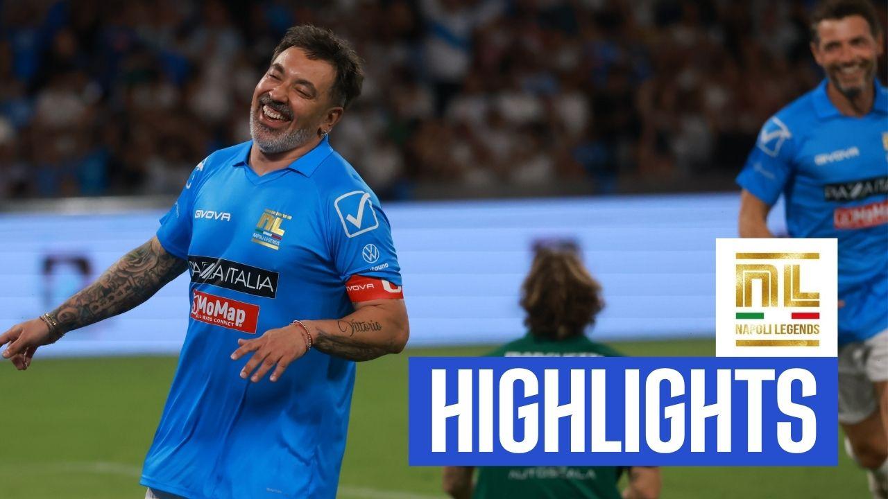 Highlights Napoli Legends-World Legends 8-7: gol e sintesi dell'amichevole al Maradona | VIDEO