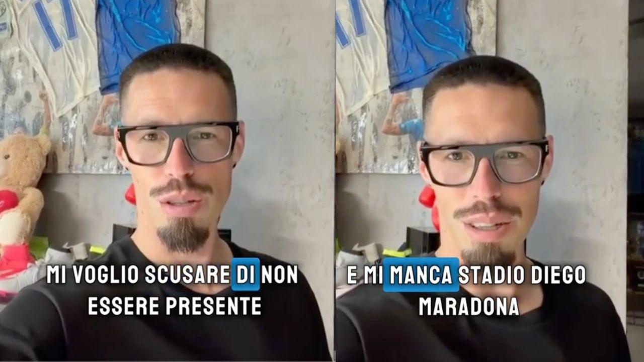 Amichevole Napoli Legends, Hamsik spiega l'assenza: "Chiedo scusa" | VIDEO