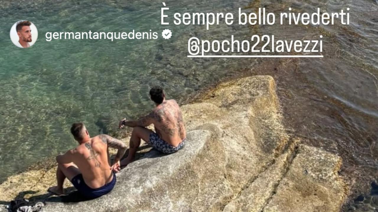 Denis e Lavezzi si godono Napoli: i due argentini a Marechiaro! | FOTO