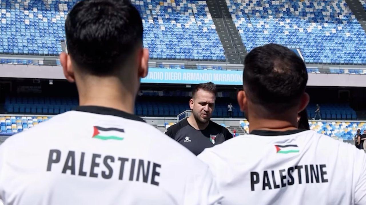 Stasera la Nazionale di calcio della Palestina in campo allo Stadio Maradona di Napoli!