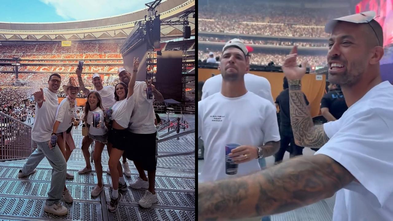 Politano e Spinazzola a Madrid, che divertimento al concerto di Bad Bunny! | VIDEO