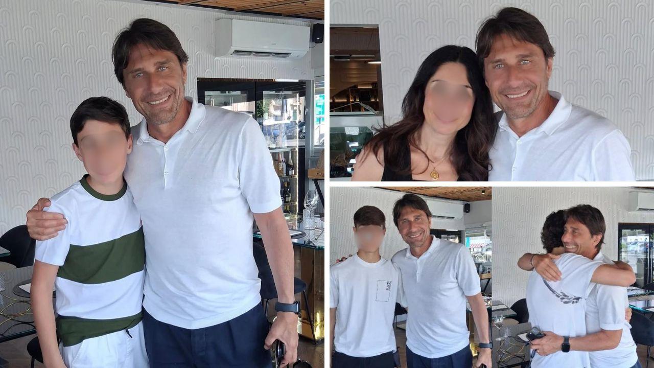 Antonio Conte &egrave; ancora a Napoli! Pranzo in uno dei suoi ristoranti preferiti in citt&agrave; | FOTO
