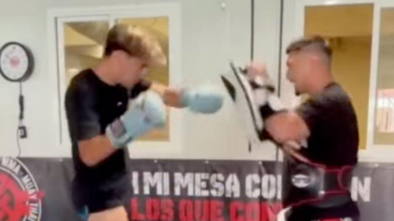 Gutierrez in versione kickboxer: si allena con il campione Silviu 