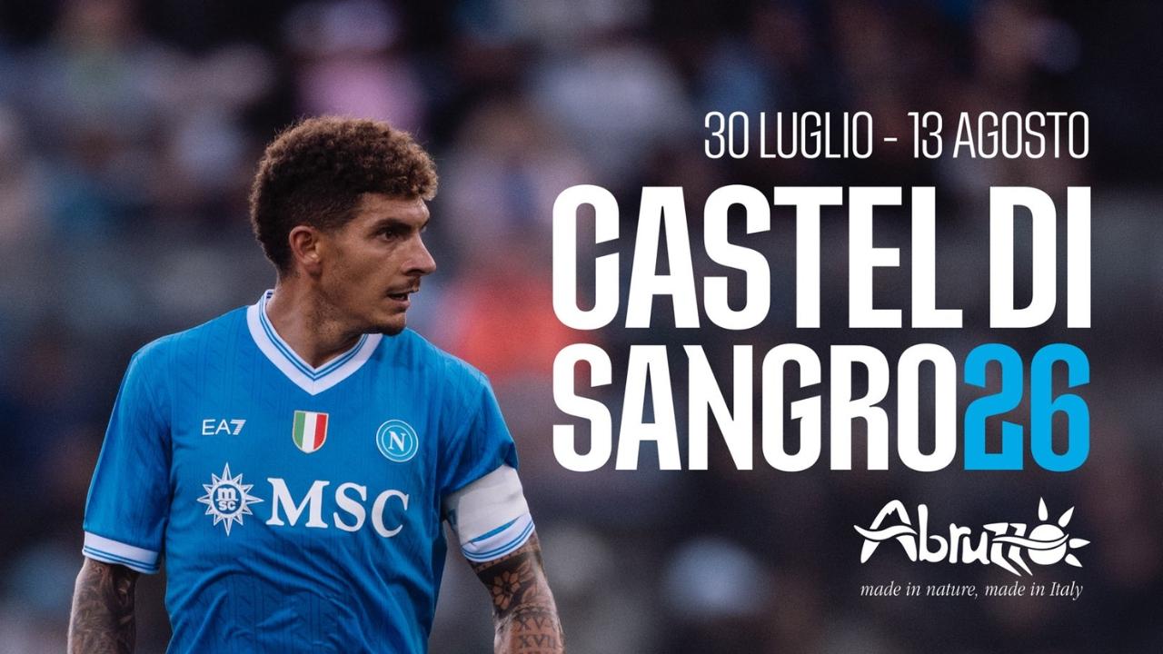 UFFICIALE - Napoli in ritiro a Castel di Sangro dal 30 luglio al 13 agosto. Centenario in Abruzzo