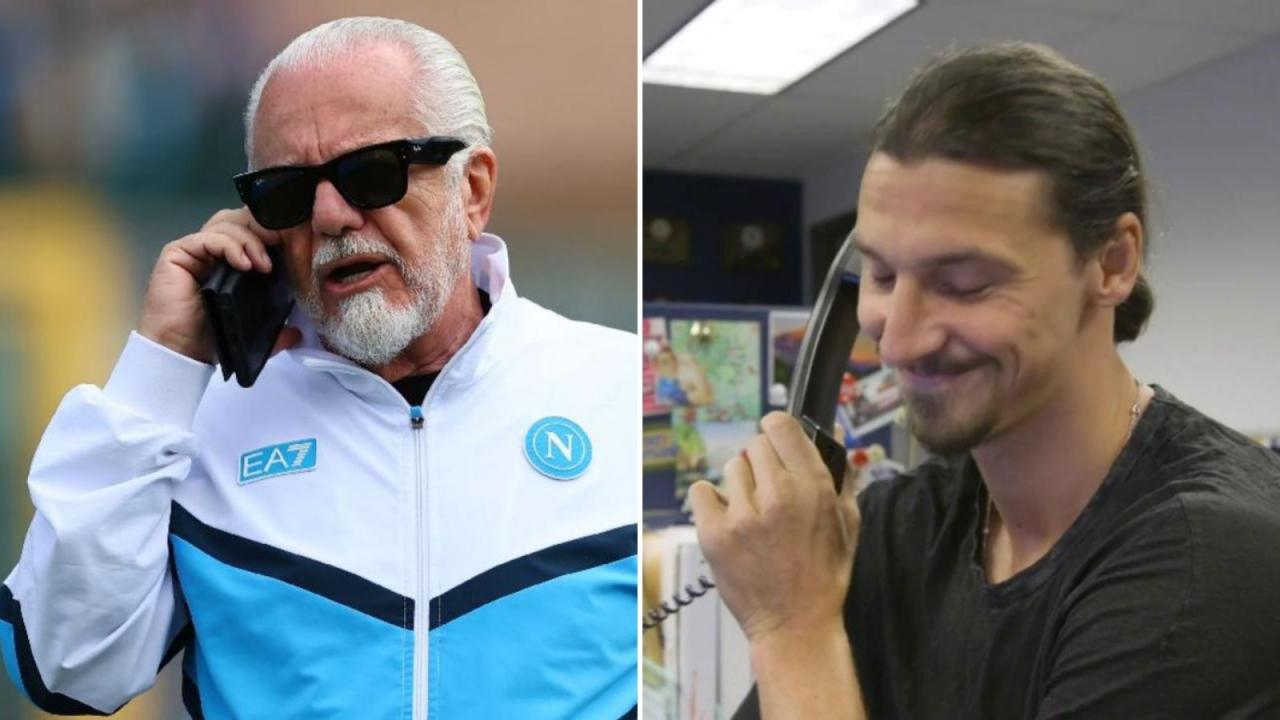 De Laurentiis-Ibrahimovic, contatti per liberare Allegri dal