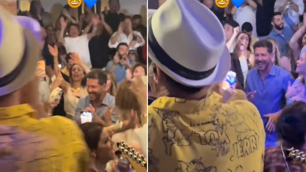 Diego Simeone scatenato a Capri con o' surdato 'nnammurato | VIDEO