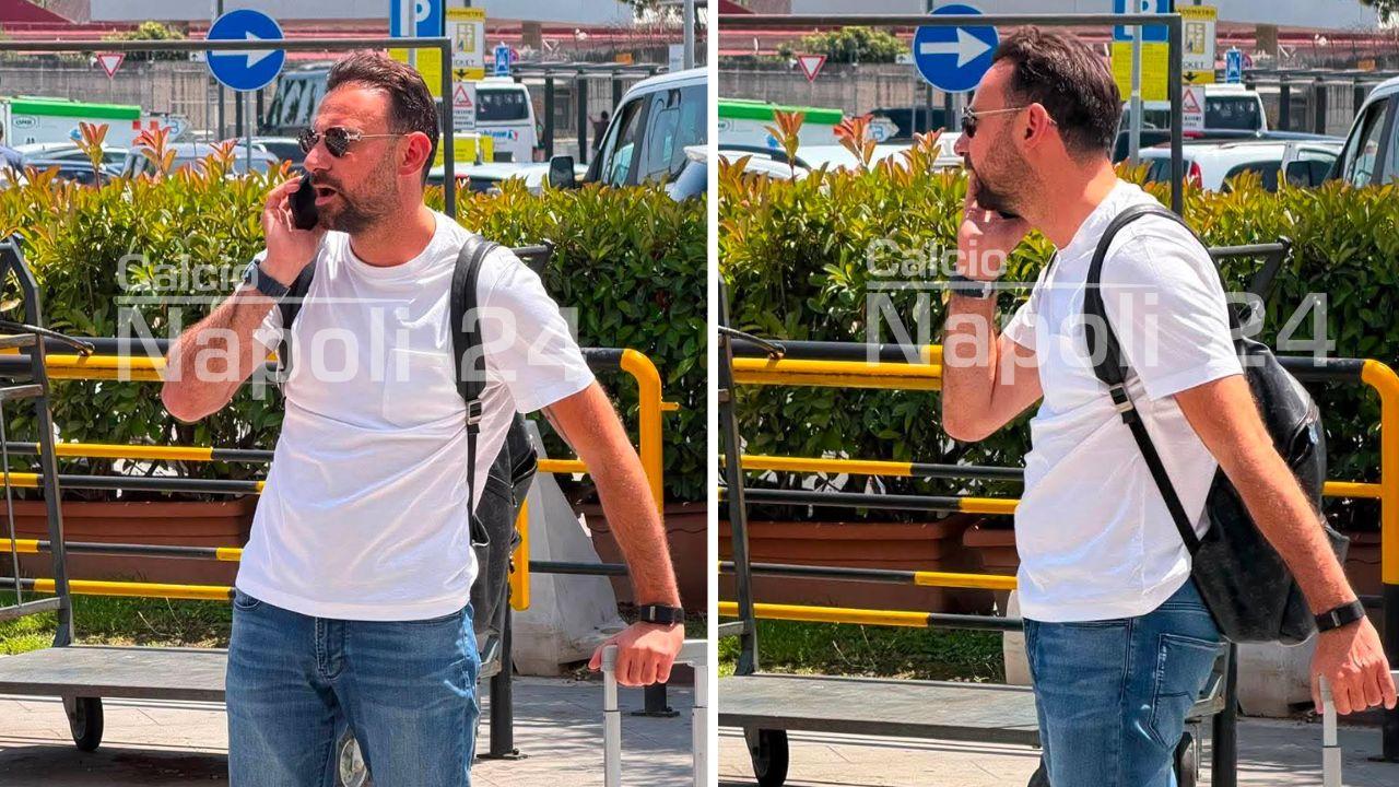 Manna a Milano per incontri di calciomercato: il ds è appena rientrato a Napoli | FOTO CN24