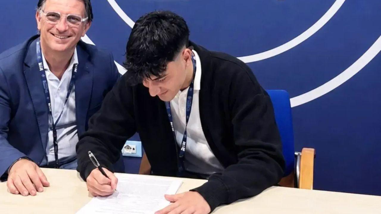 SSC Napoli, contratto da professionista per il giovane Umberto Camelio