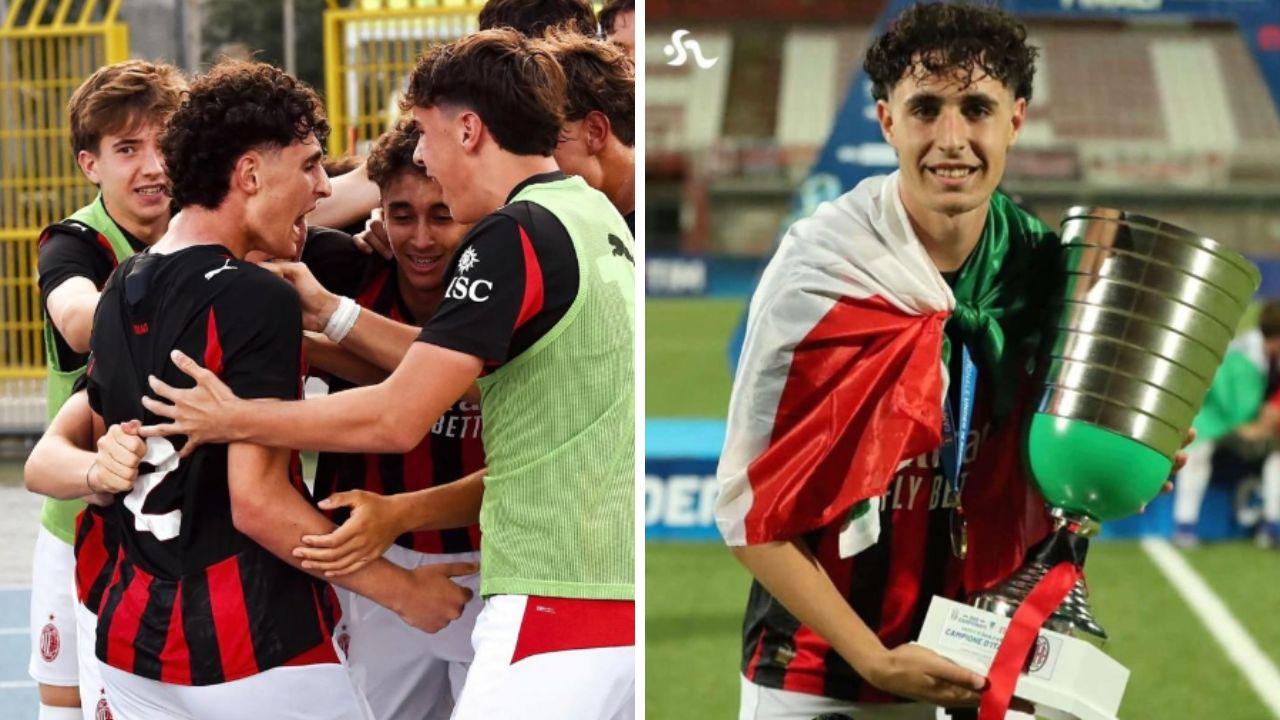 Antonio Manna da applausi: il talento classe 2011 vince lo Scudetto Under 15 con il Milan, trionfo tutto napoletano