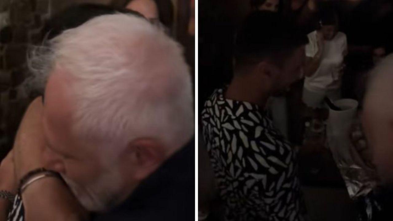 Tifoso incontra Politano, si commuove e si inginocchia per il suo idolo | VIDEO