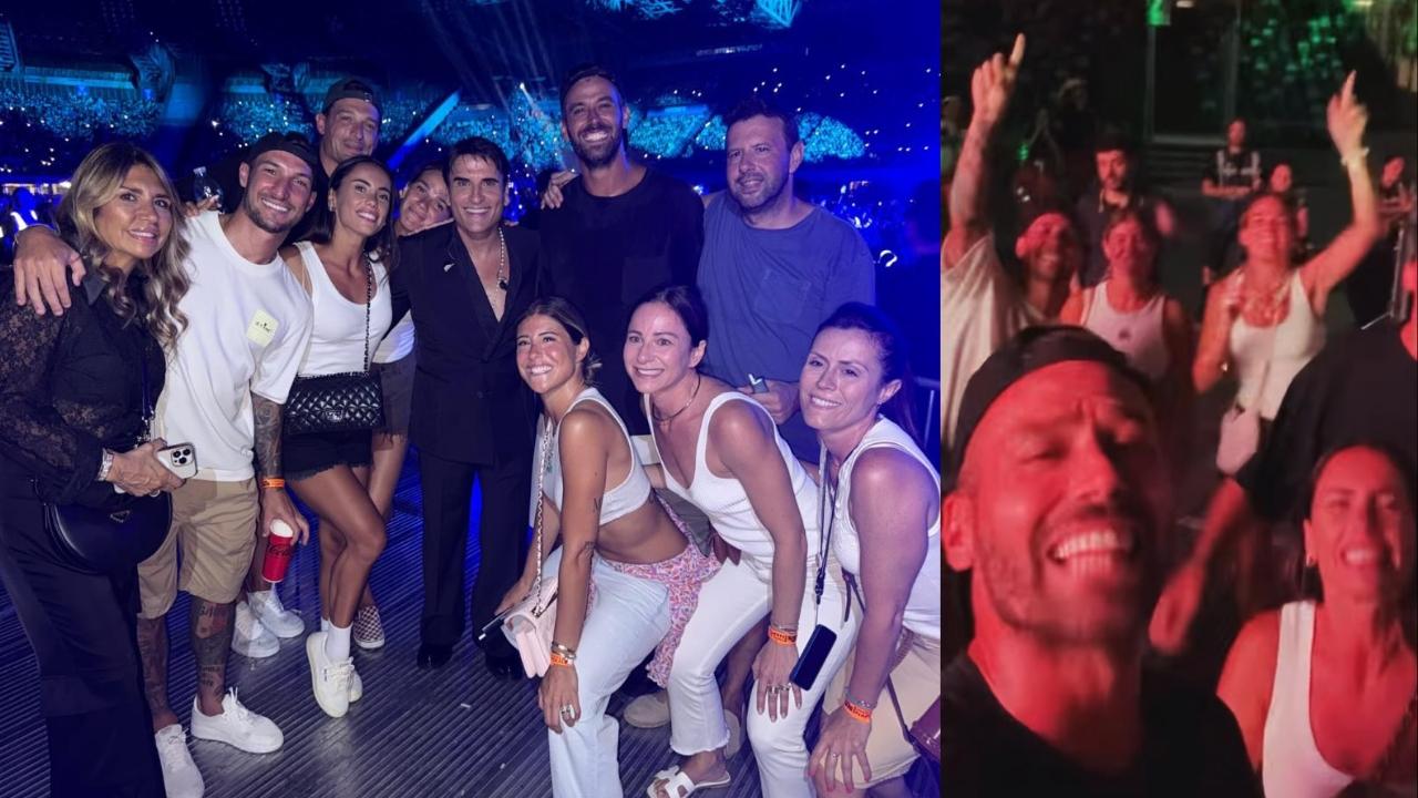 Politano-Spinazzola show al concerto di Tiziano Ferro, scatenati con Sal Da Vinci! | VIDEO