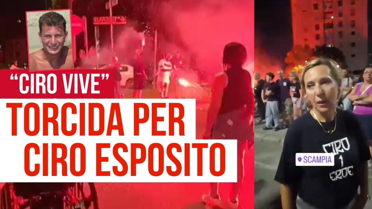 Ultras Napoli ricordano Ciro Esposito: a Scampia il commovente omaggio dei tifosi azzurri | VIDEO