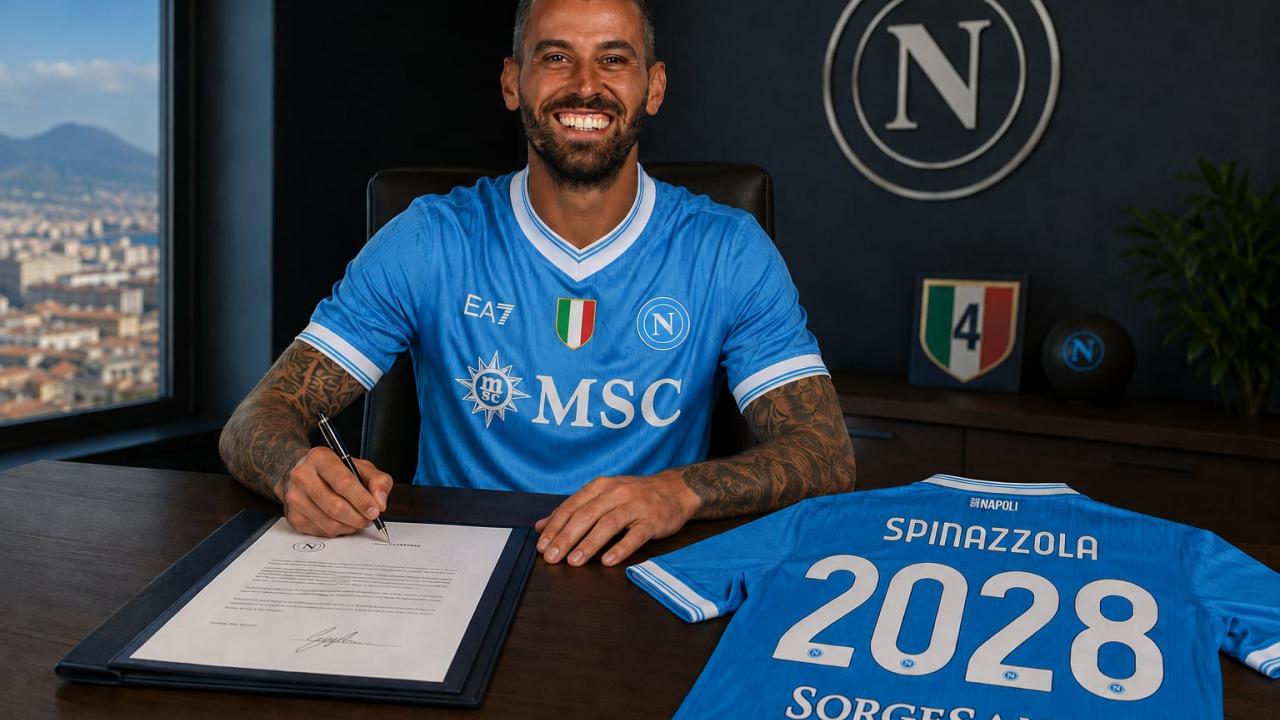 Spinazzola: "Il mio desiderio è sempre stato quello di restare a Napoli, felicità immensa! Ringrazio i tifosi per ciò che continueranno a trasmettere a me e alla mia famiglia"