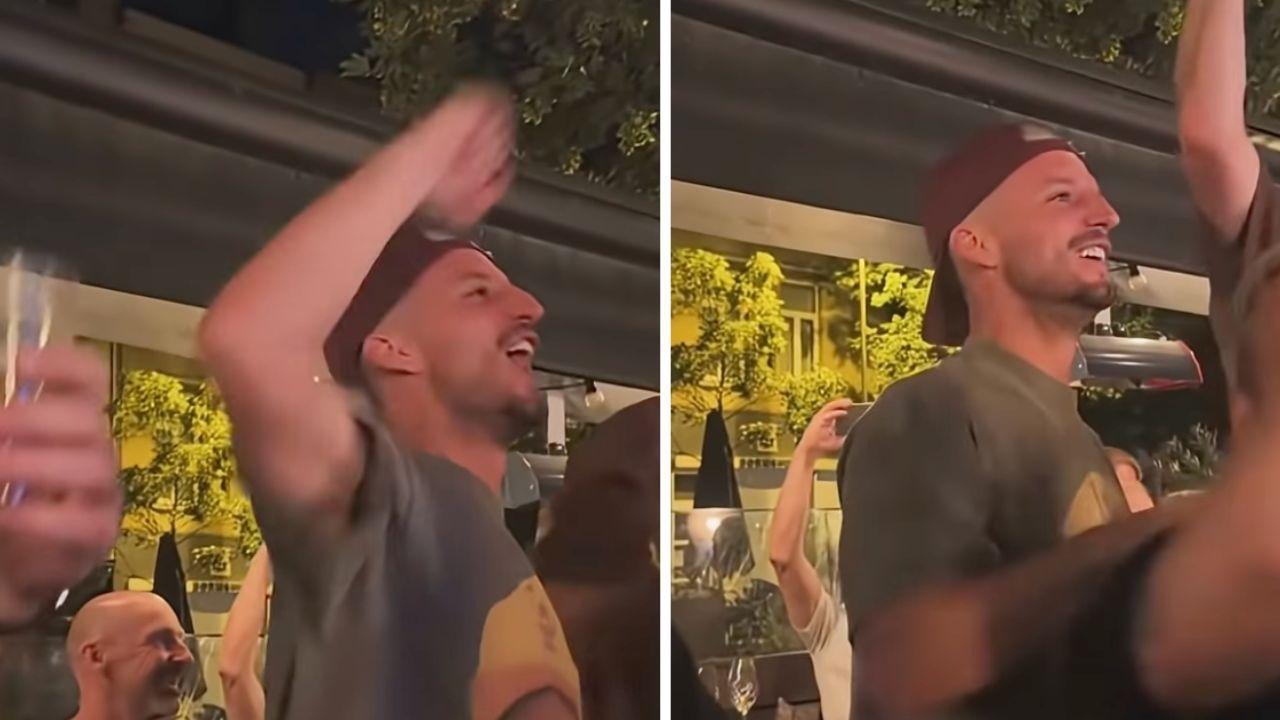 Belgio agli ottavi del Mondiale, Mertens esulta cos&igrave; davanti la Tv | VIDEO