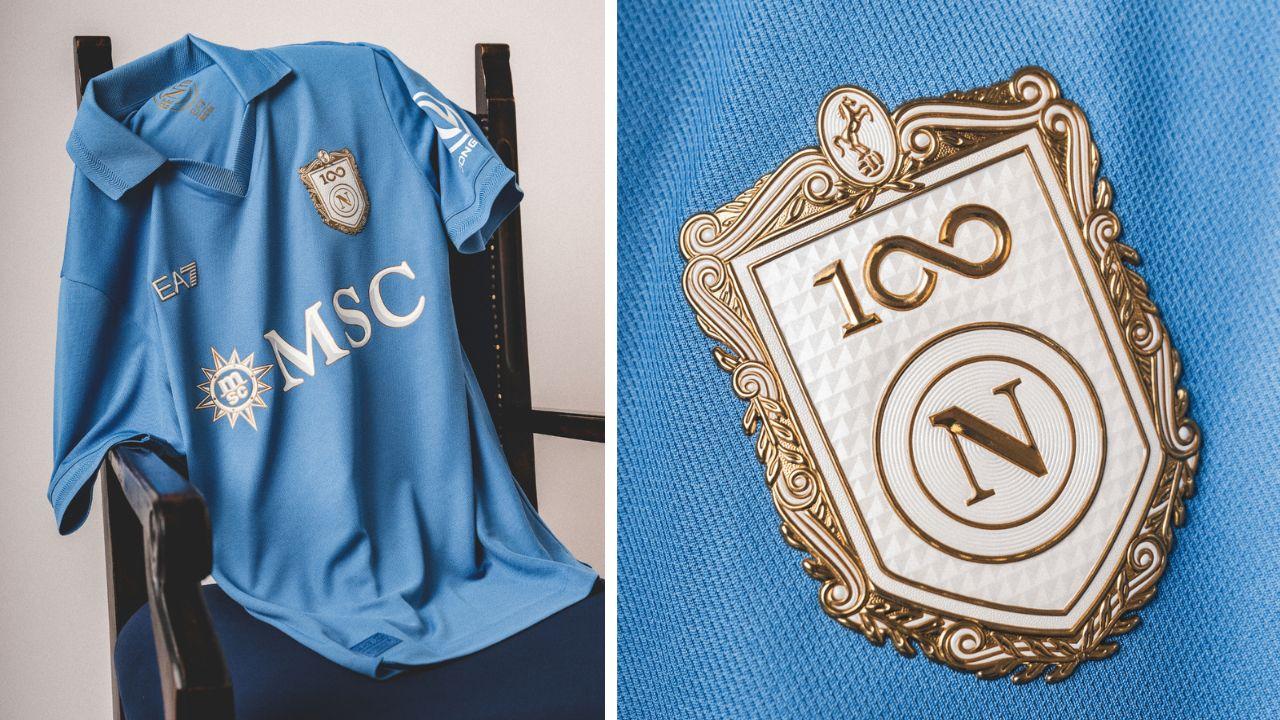 UFFICIALE - Ecco la nuova maglia SSC Napoli per il centenario! Sarà in vendita da oggi, tutti i dettagli