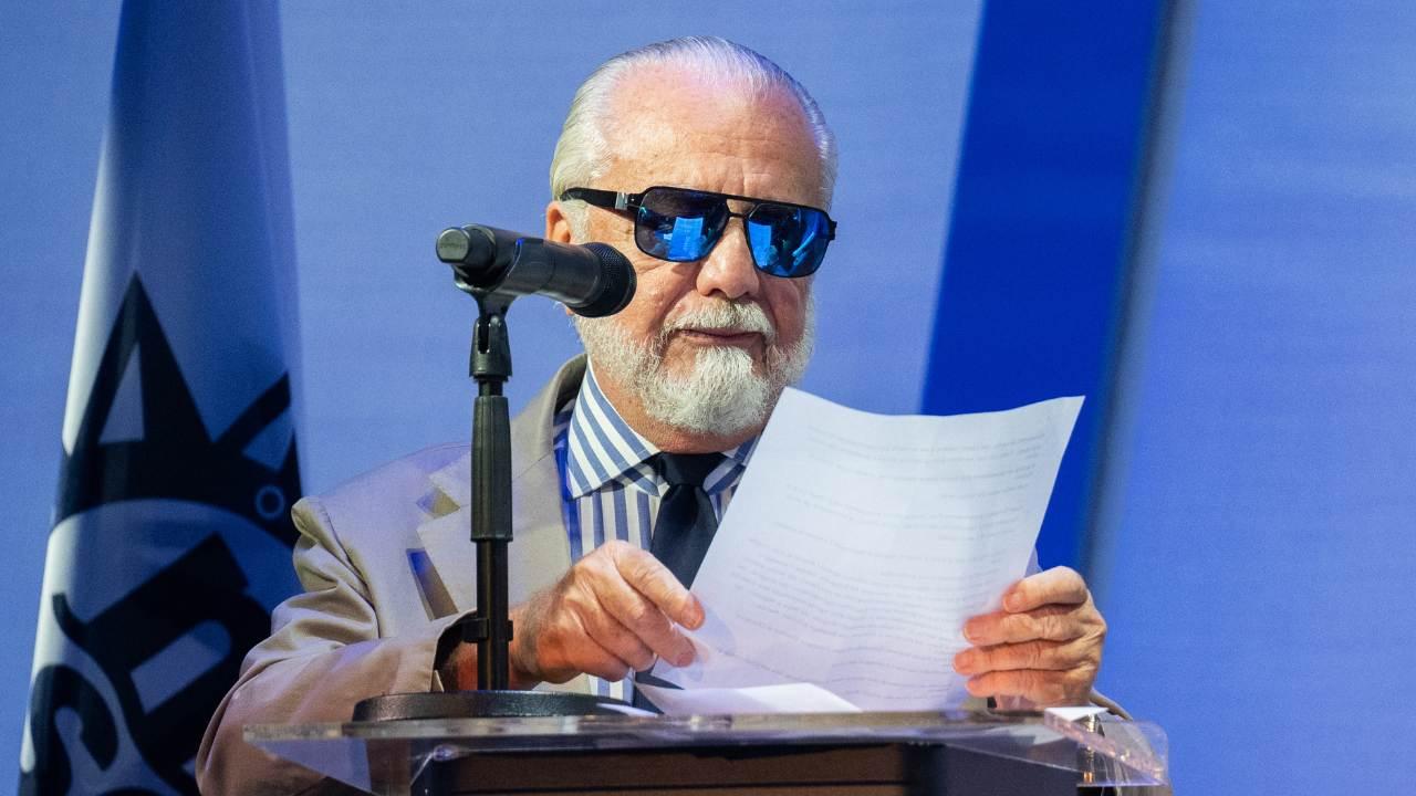Nuovo stadio Napoli, De Laurentiis: "Prima pietra? Se non ci saranno intoppi direi di s&igrave;" | VIDEO