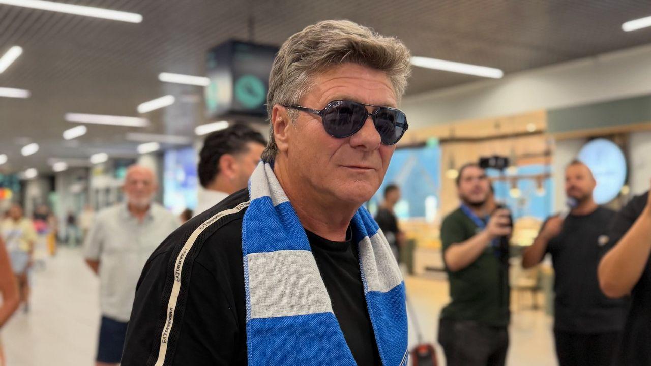 Mazzarri atterrato ieri a Salonicco, inizia la sua nuova avventura alla guida dell'Iraklis | VIDEO