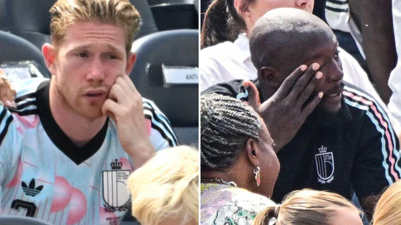 De Bruyne e Lukaku in lacrime dopo l'eliminazione del Belgio ai Mondiali | FOTO