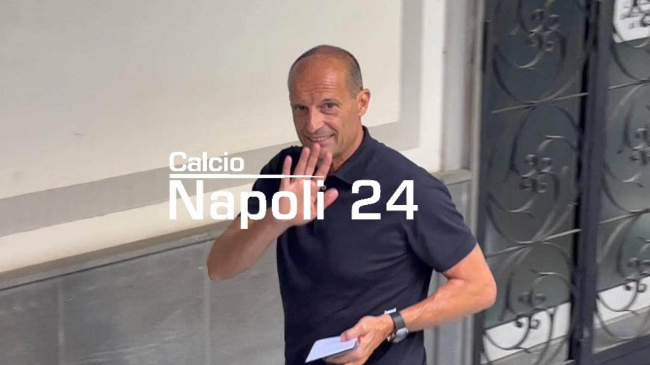 Max Allegri ha raggiunto il Grand Hotel Parker's! Per il tecnico azzurro primo incontro con i tifosi | VIDEO CN24