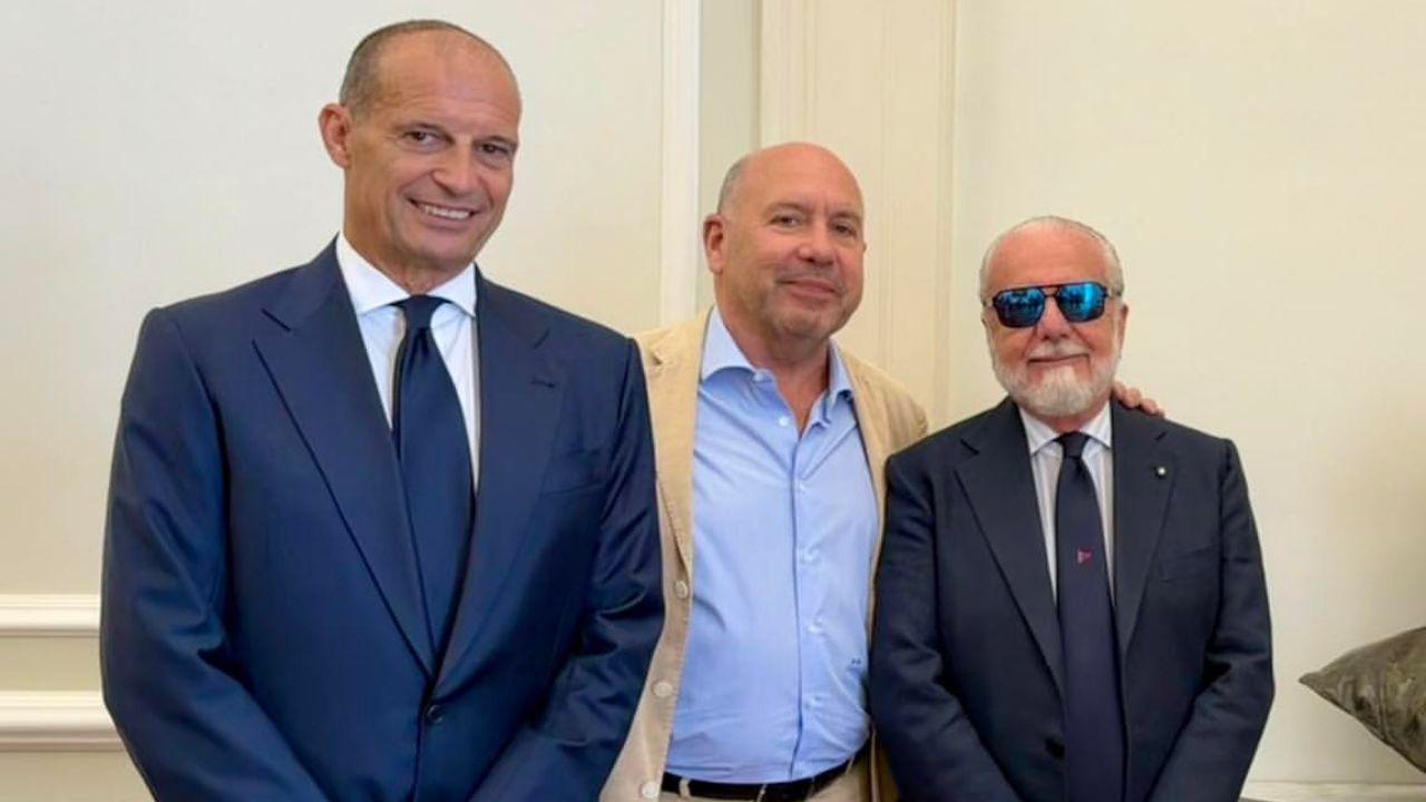 Sportmediaset - De Laurentiis conferma la fiducia ad Allegri: il tecnico punta sulla rimonta