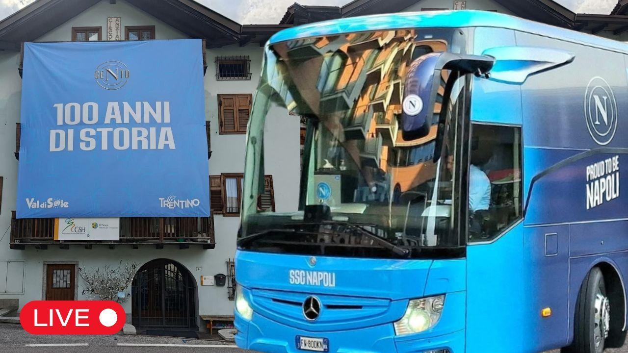 Il Napoli di Allegri è in arrivo a Dimaro, segui live su CalcioNapoli24 lo sbarco in Trentino degli azzurri | DIRETTA VIDEO