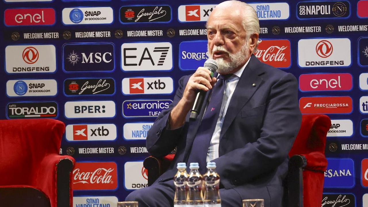 De Laurentiis non &egrave; a Dimaro ma arriver&agrave; nei prossimi giorni: ecco quando &egrave; atteso in ritiro