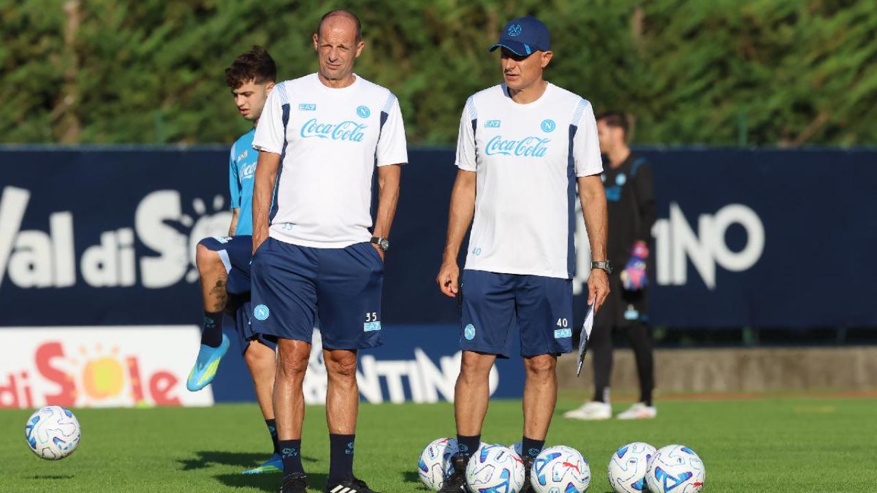 L'idea dopo il primo allenamento &egrave; che Allegri abbia tracciato il futuro del suo Napoli