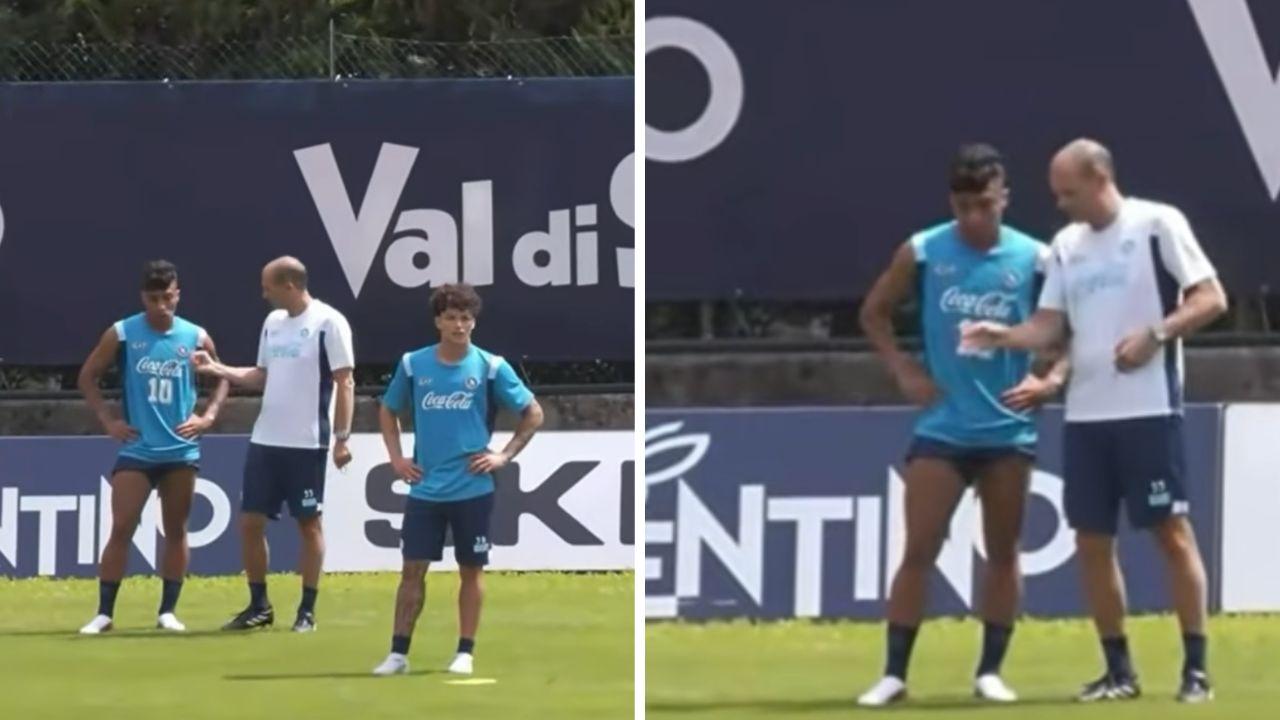 Allegri-Alisson Santos: Max a colloquio con il brasiliano sul campo di Carciato | VIDEO CN24