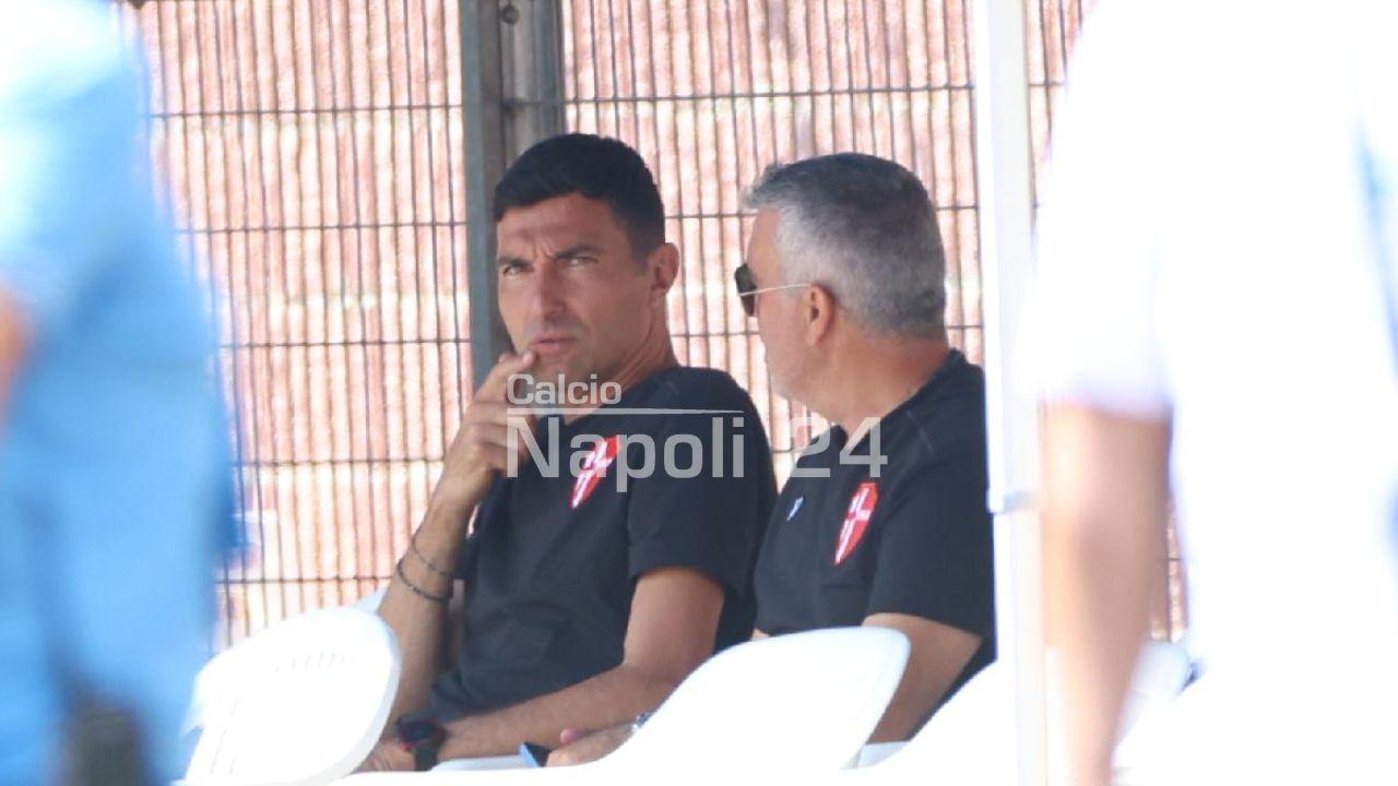 Visita di cortesia per la SSC Napoli: due membri dello staff del Padova seguono da vicino l'allenamento di Allegri | FOTO CN24