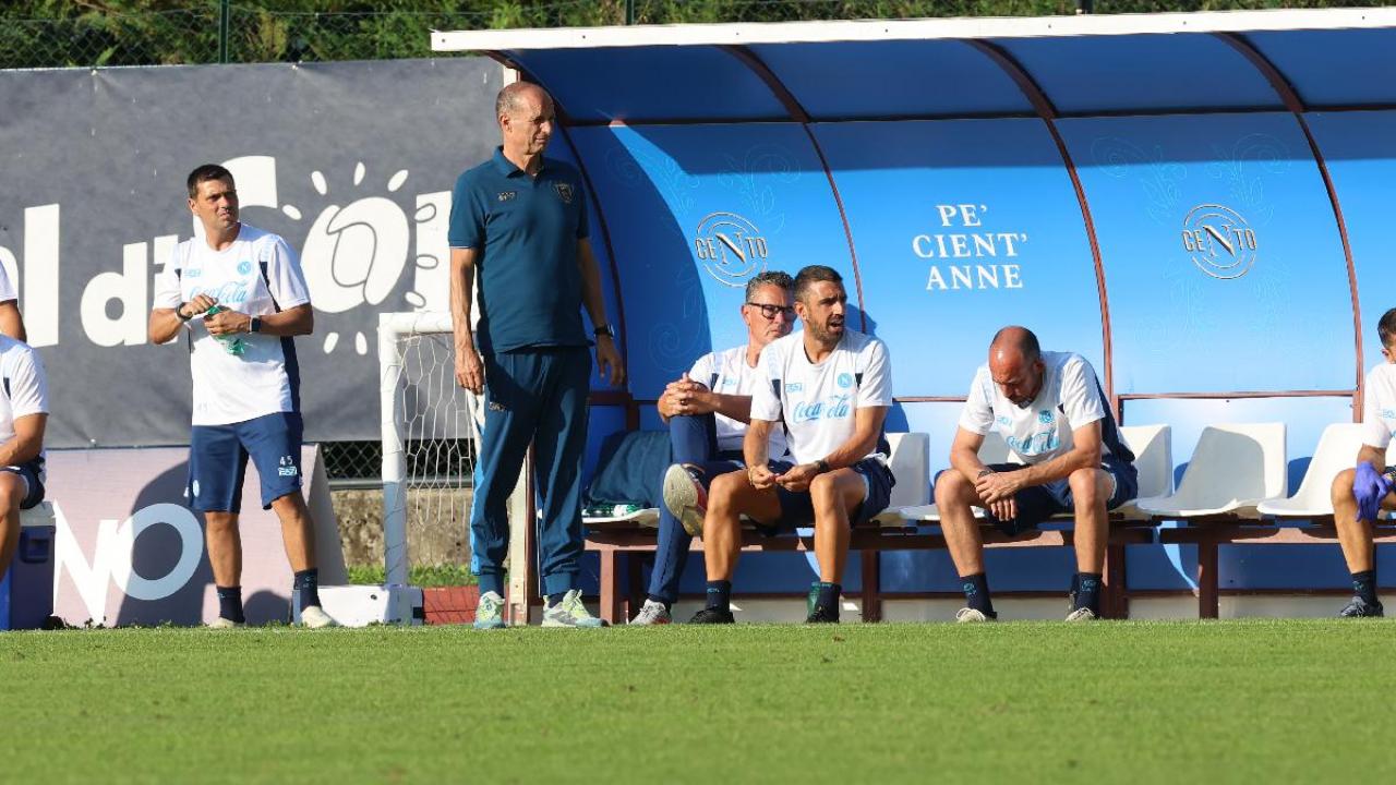 Napoli-Arezzo, Allegri cambia tutta la formazione all'intervallo!