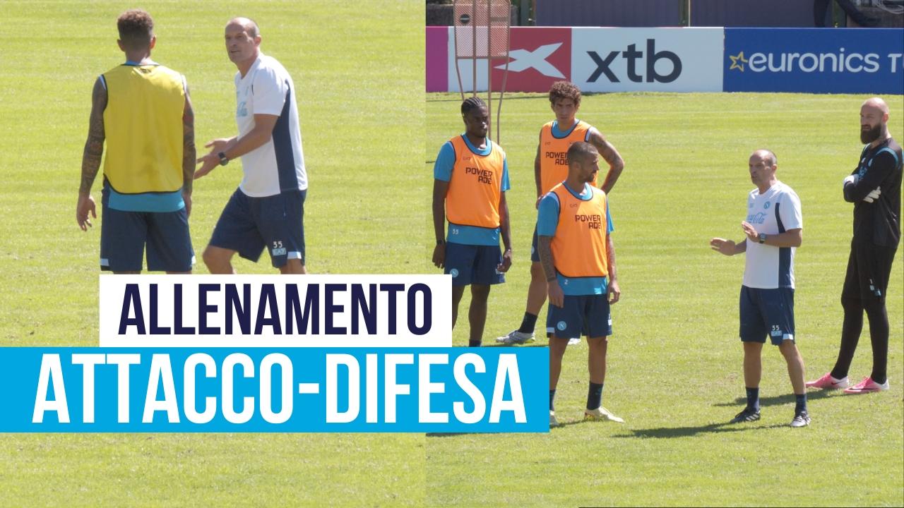 Attacco vs difesa: Allegri telecomanda gli azzurri, guardate cosa &egrave; accaduto oggi a Dimaro | VIDEO CN24