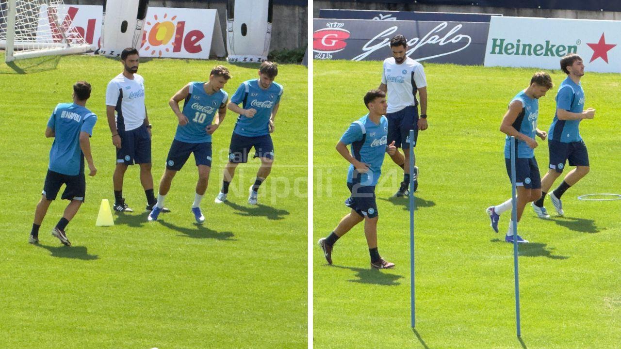 Tre azzurri lavorano a parte a Carciato: Lindstrom, Gilmour e Iaccarino si allenano in solitaria | FOTO CN24
