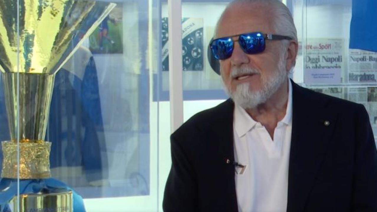 De Laurentiis al TG3: "La Champions ci manca, &egrave; un obiettivo: chiss&agrave; se Allegri ce la porter&agrave;. La scelta pi&ugrave; difficile della mia gestione? Ecco cosa penso"