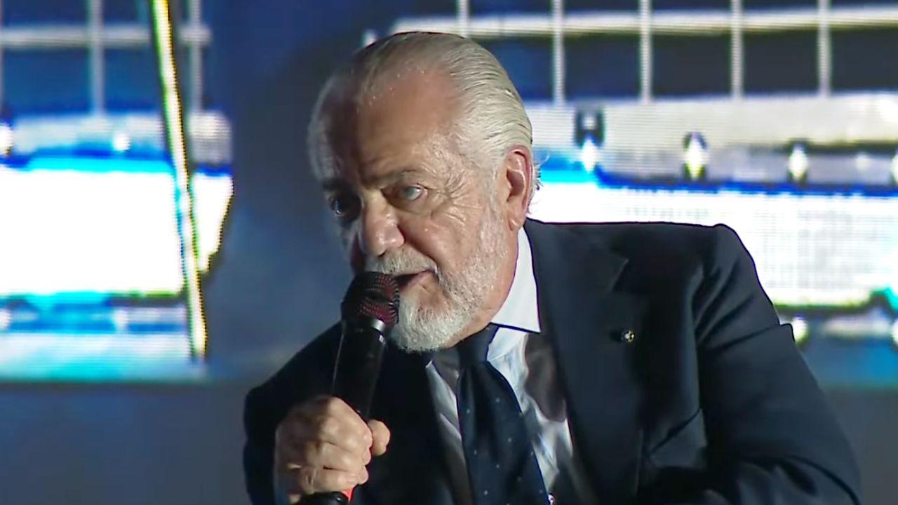 La stoccata di De Laurentiis: "Ho vinto senza imbrogliare, altro che Calciopoli..." | VIDEO