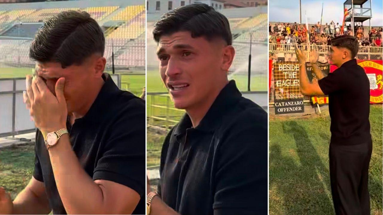 Favasuli saluta i tifosi del Catanzaro in lacrime: pronto per il Napoli | FOTO
