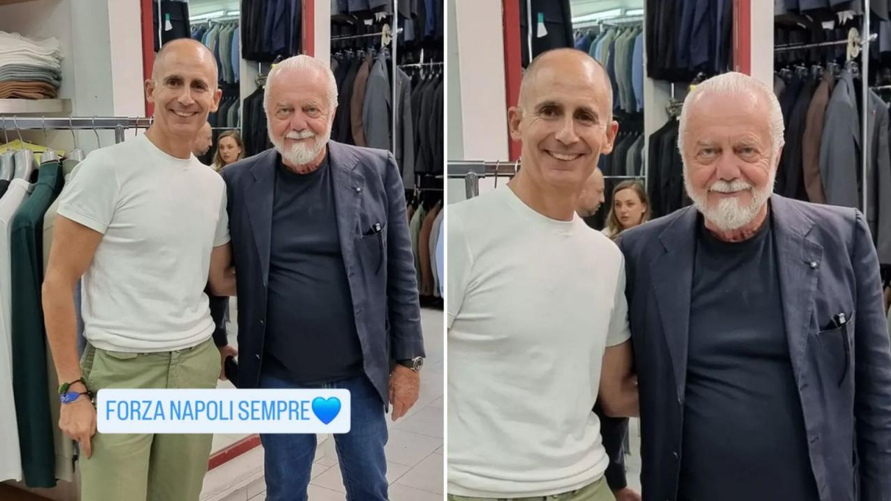 Aurelio De Laurentiis assente per Inter-Napoli: guardate dov'era ieri | FOTO